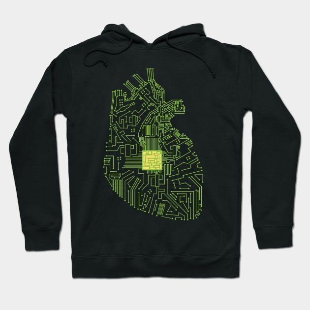 Circuit Heart Hoodie by pimator24